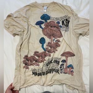 Urban outfitters mushroom graphic tee